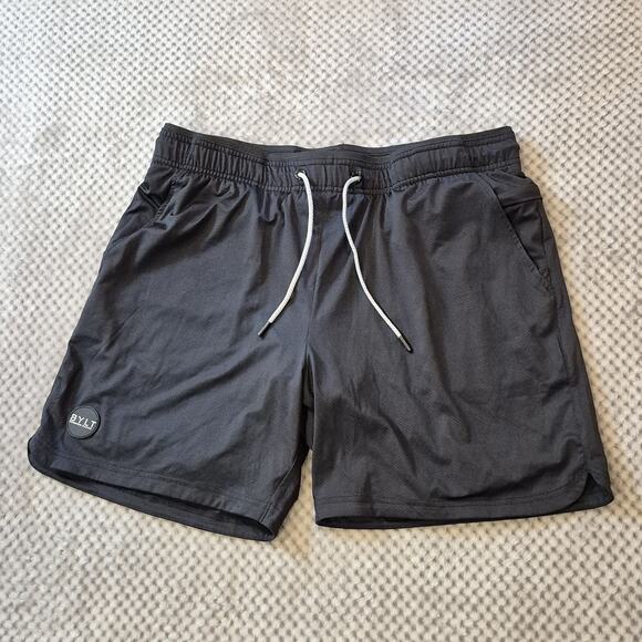 BYLT Training Shorts Mens XXL Black Active Premium Basics Lined Performance - Picture 1 of 10